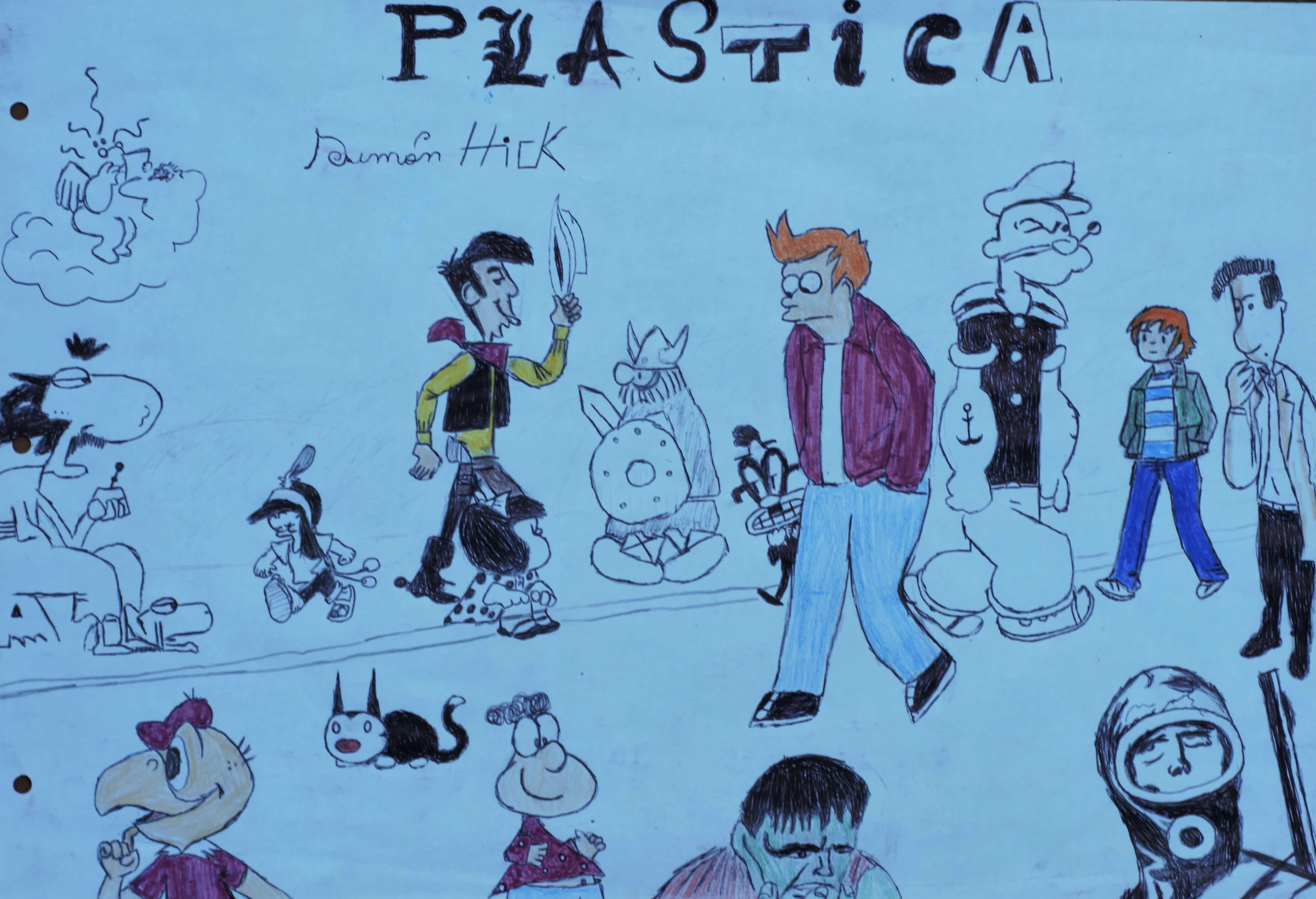 caratula, plastica, 2do año